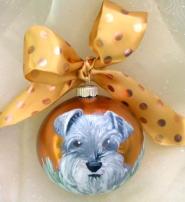 homemade dog ornament