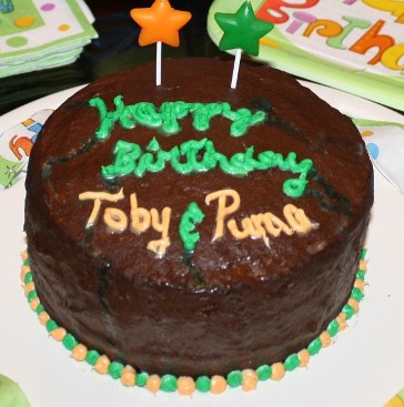 Puma & Tobys Birthday Cake - 1 Yr Old