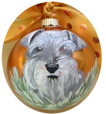 Nina the Mini Schnauzer ornament