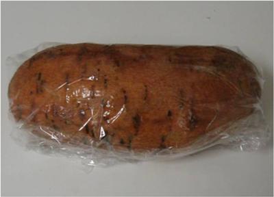 Wrap sweet potato in cling wrap and microwave